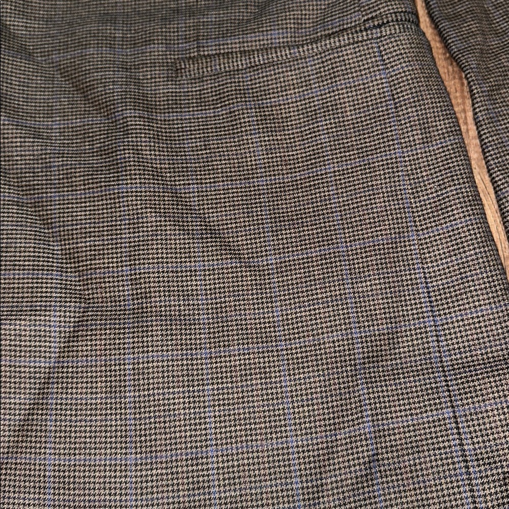 Peter Millar Brown and Blue Pin Stripe Blazer 100% wool 46T Excellent Condition - Picture 2 of 9